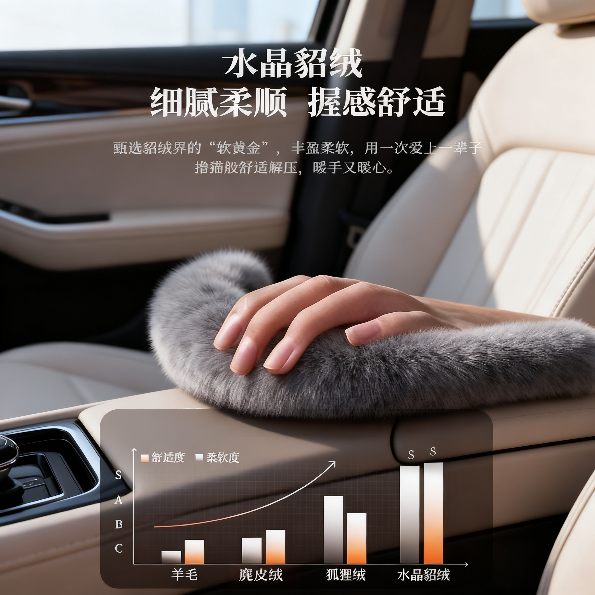 适用雪铁龙c5xc6方向盘套c4l世嘉c2c3xr爱丽舍凯旋冬季毛绒车把套 - 图3