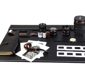 样板间书房装饰品书o桌摆件飘窗托盘相机模型现代简约软装桌面道