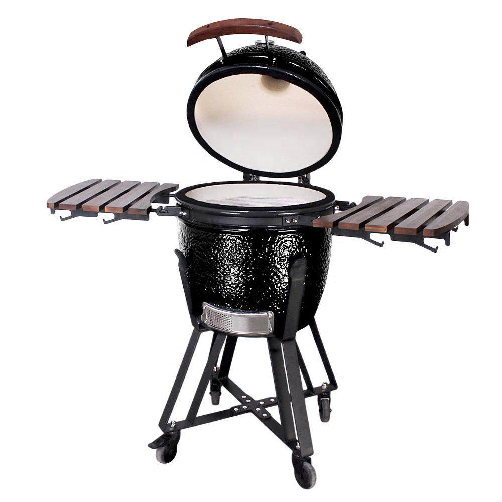 家用庭院烧烤炉18英寸陶瓷烧烤炉便携式别墅露营聚餐烟熏焖烤烘焙,淘宝优惠券,粉丝福利购,淘宝优惠卷