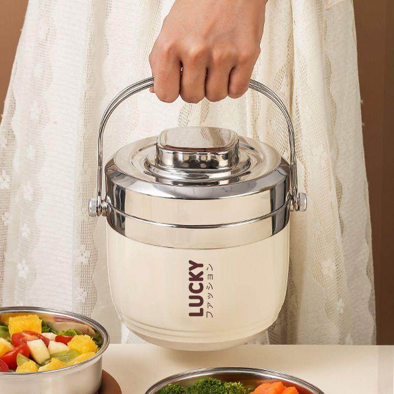 304不锈钢超长保温饭盒桶1人保温碗便携上班族学生专用双层便当盒,淘宝优惠券,粉丝福利购,淘宝优惠卷