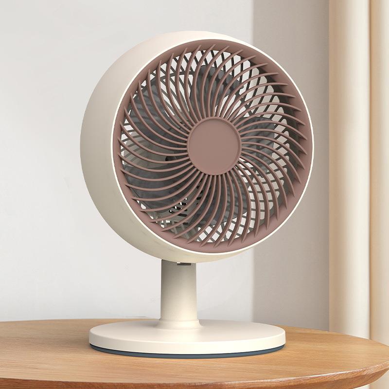 台式电风扇家用摇头桌面小台扇空气循环床头大风力静音办公室电扇 - 图2