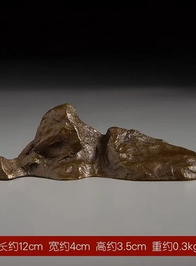 中式黄铜山摆件千里江山家居装饰品客厅I玄关柜办公室桌面高档礼