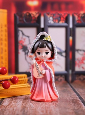 国潮风系列古韵十大美女小摆件树脂工艺品精致小礼Z品生日礼物