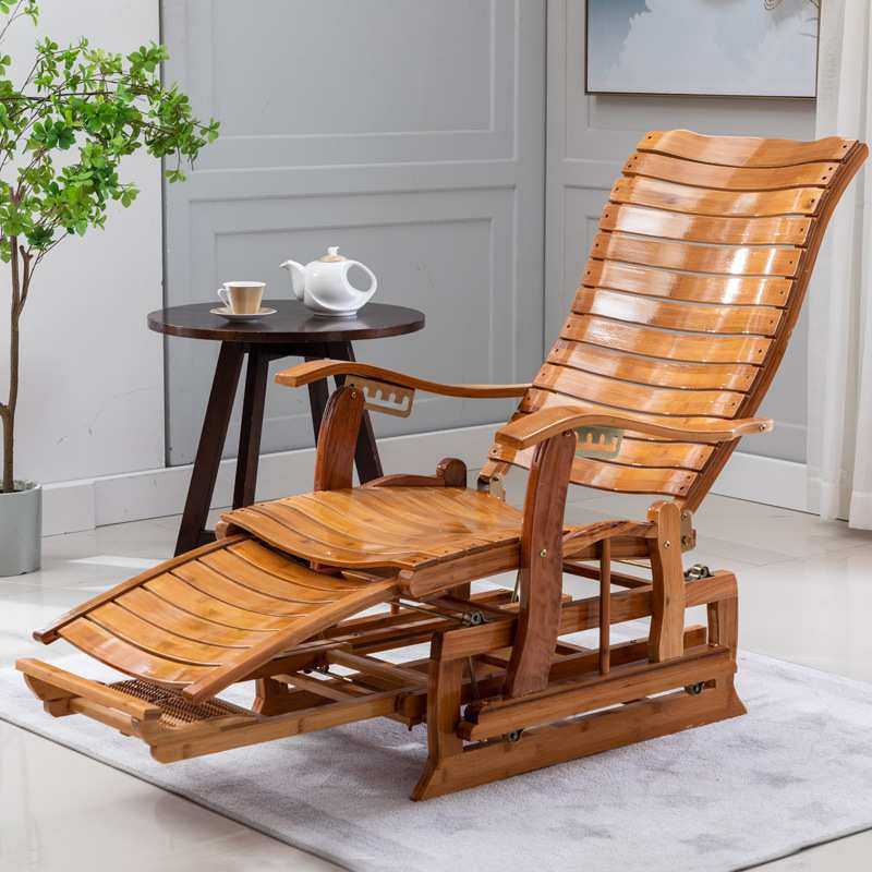竹摇摇椅躺椅折叠阳台家用老人午睡休闲大人懒人藤编实木逍遥椅子,淘宝优惠券,粉丝福利购,淘宝优惠卷