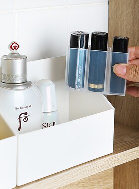 镜柜面膜收纳盒桌面化妆品置物架浴室镜面柜护肤品收纳盒子储物盒