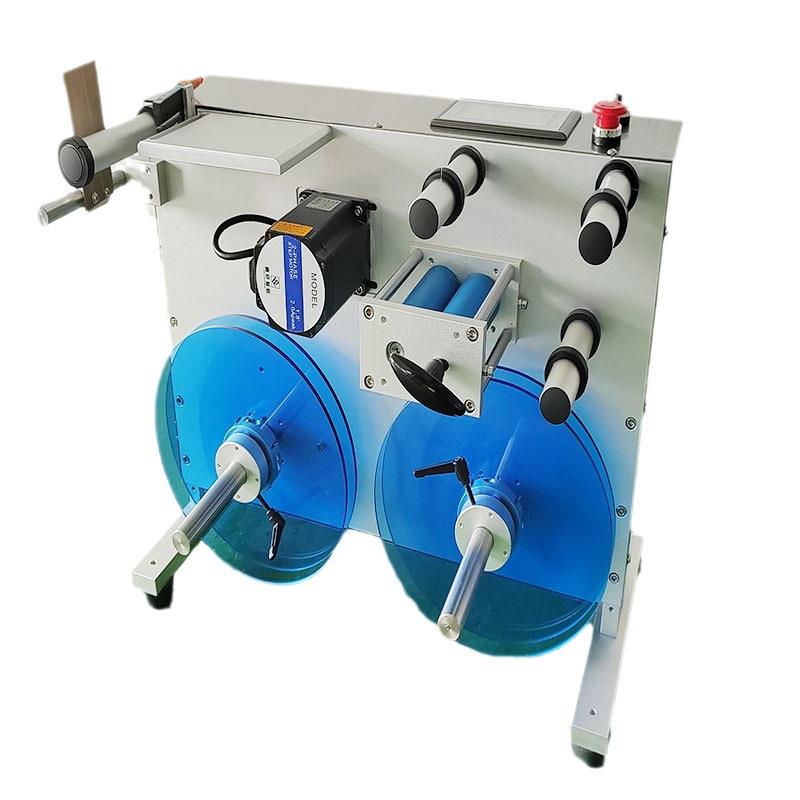 钢带分卷机大卷分小卷桌面不干胶标签纠偏复卷机喷码复卷平台 - 图3