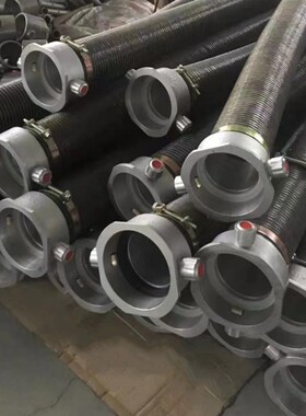 轻型消防车吸水管橡胶快速吸水管消防比武专用DN100DN125DN150
