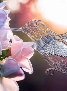 户外不锈钢镂空鸟雕塑度假村民宿网红打卡地动物美T陈摆件村庄装