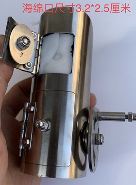 小墨斗钢管墨斗不锈钢墨斗墨水墨斗手摇(比较适合木工和装修用)