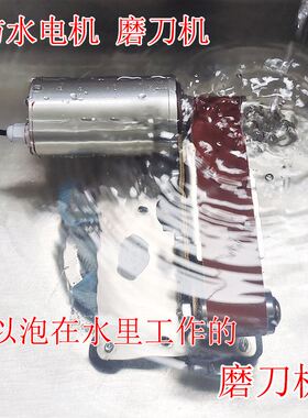 电动水磨刀器机全自动小型商用家用快速磨刀神器砂带机防水多功能