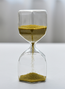 创意金珠沙漏现代简约北欧个性礼物家居装饰礼品桌V面摆件 不计时