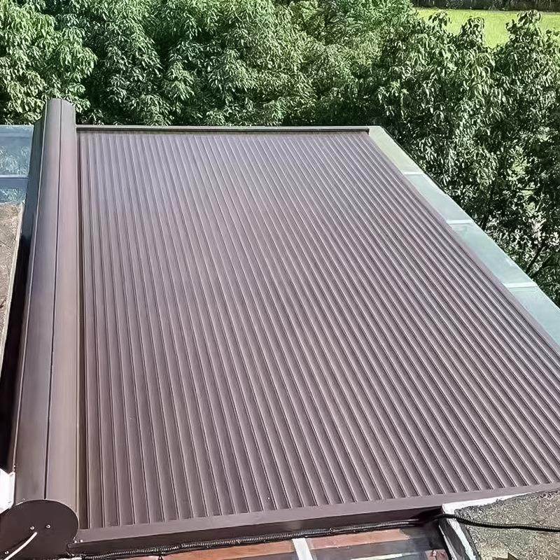 阳光房铝合金电动天幕隔热降温防晒顶帘户外遮阳棚伸缩棚露台折叠,淘宝优惠券,粉丝福利购,淘宝优惠卷