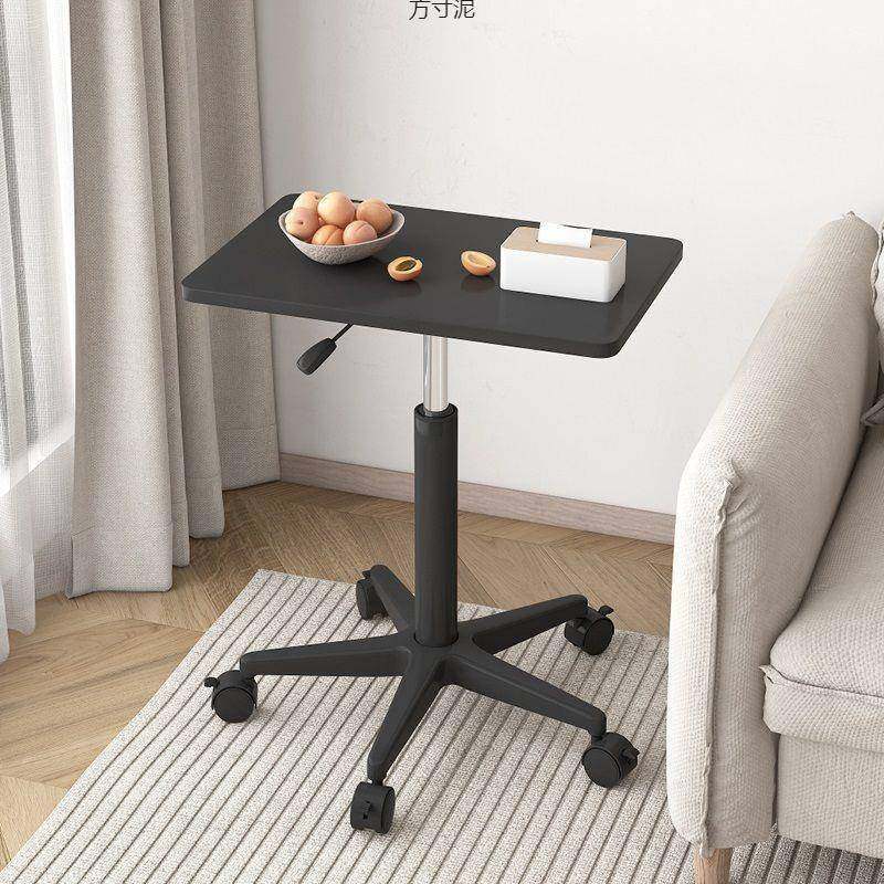 可移动升降桌带滑轮小型床边桌站立式工作台电脑办公书桌讲台,淘宝优惠券,粉丝福利购,淘宝优惠卷