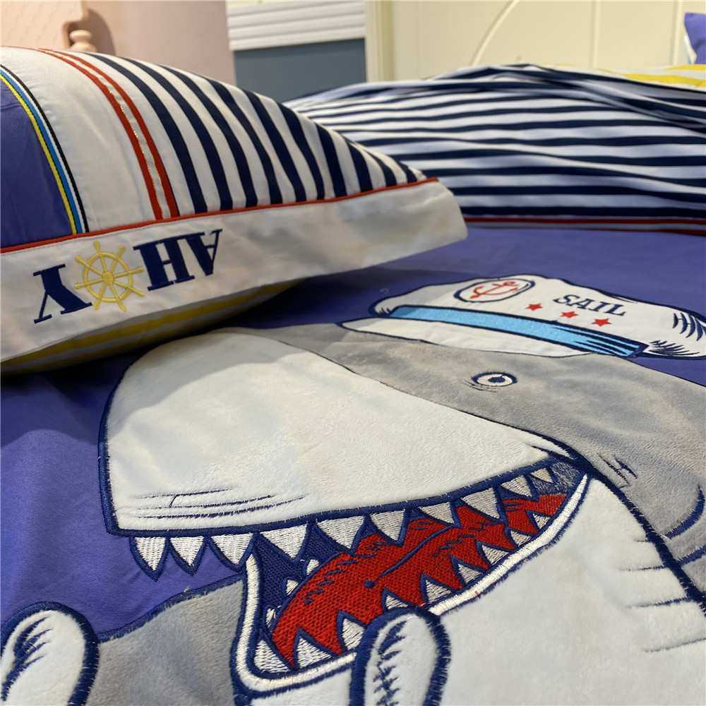 13376全棉儿童四件套纯棉卡通男孩被套三件套男童床单四季床品,淘宝优惠券,粉丝福利购,淘宝优惠卷