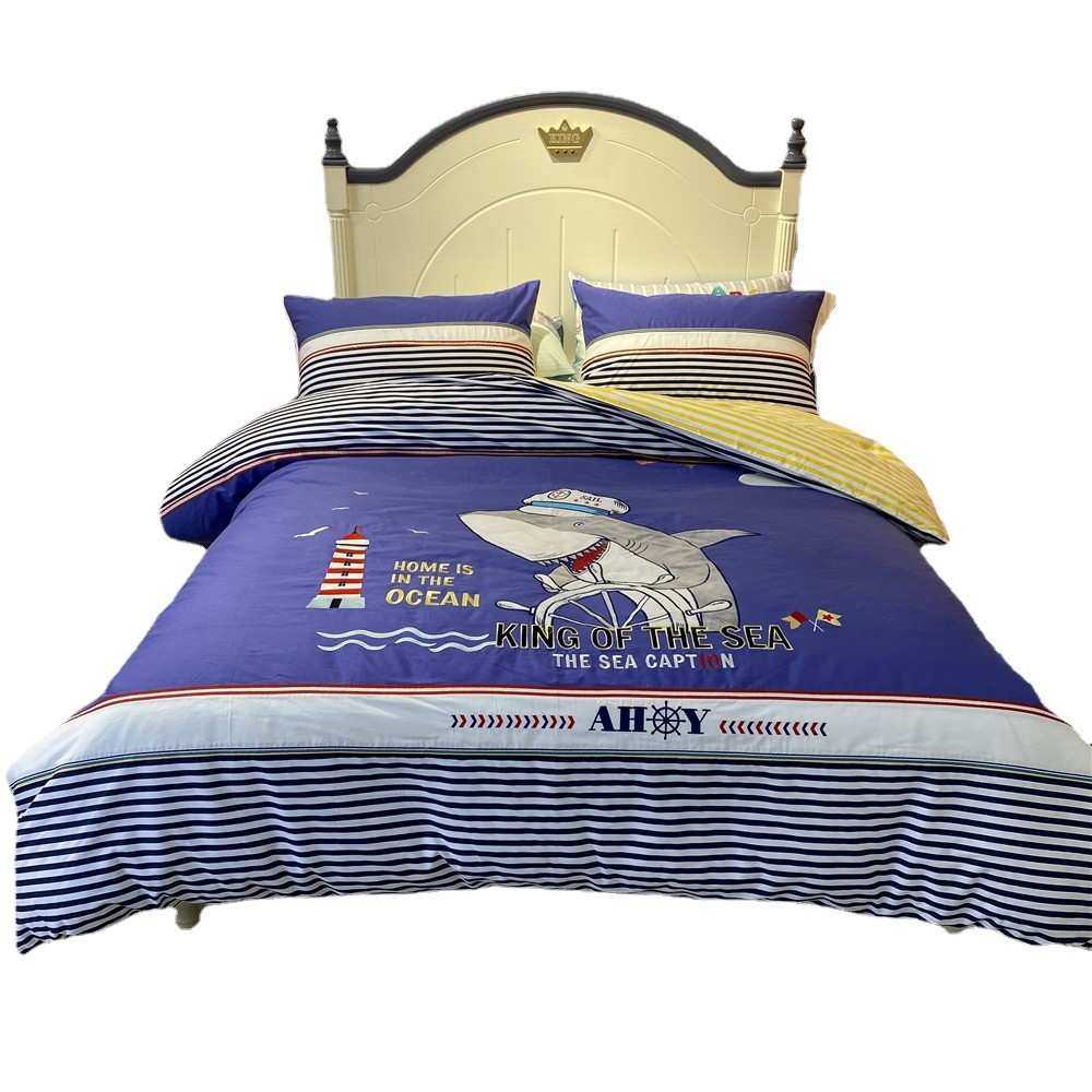 13376全棉儿童四件套纯棉卡通男孩被套三件套男童床单四季床品,淘宝优惠券,粉丝福利购,淘宝优惠卷