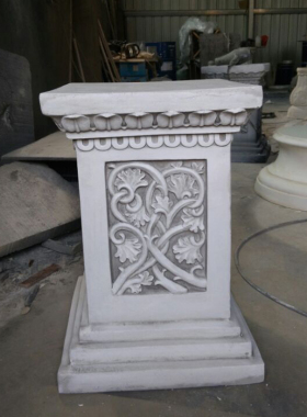 欧式雕塑花盆底座加高工艺摆件室内家居装饰品方型艺术Z罗马柱路