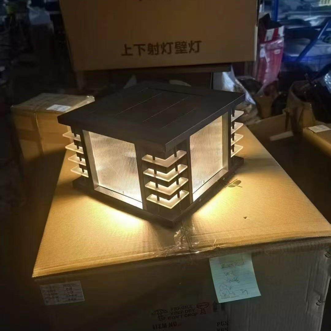 2025非字太阳能柱头灯现代简约别墅庭院围墙灯外墙灯大门垛柱头灯,淘宝优惠券,粉丝福利购,淘宝优惠卷