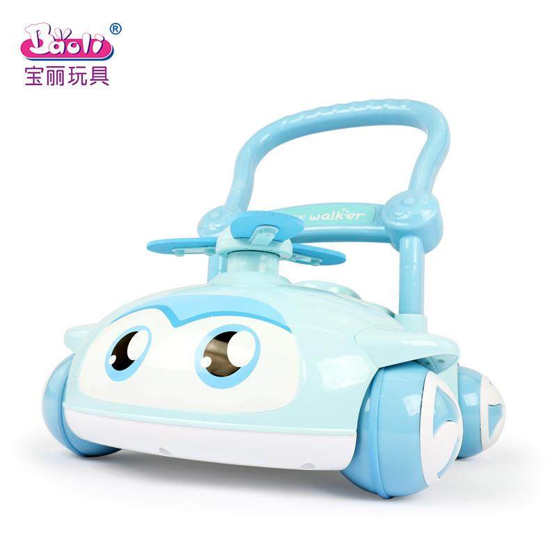 宝丽儿童学步车周岁婴儿宝宝多功能音乐防侧翻走路手推助步车玩具,淘宝优惠券,粉丝福利购,淘宝优惠卷