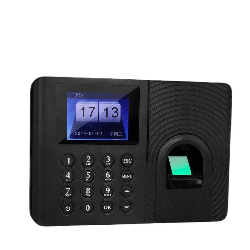 A3 English fingerprint punch card machine for commuting and attendance time office supplies Ebay fingerprint recognition clock card machine