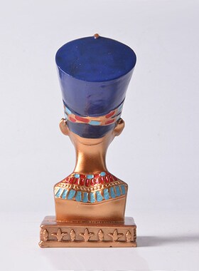 新品埃及复古纪念品摆件 树脂工艺品人物居家装饰礼品皇后头装饰