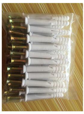 家用门窗白色塑料膨胀钉10*80mm膨胀螺丝钉塑料膨胀螺丝
