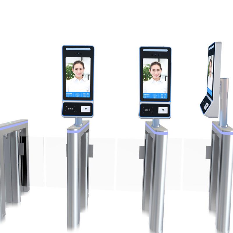 8-inch facial recognition time and attendance punch-in all-in-one visitor machine smart access control machine ID verification machine special sale