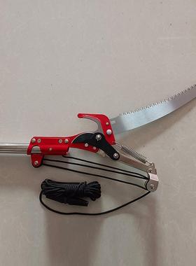 铝合金高枝剪手感舒适铝材加厚修树园林工具3米7米可伸缩高枝剪