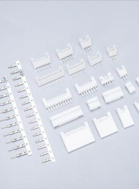 供应HY2.0卧贴连接器HY卧贴-2A盘装编带米色耐高温卧式贴片