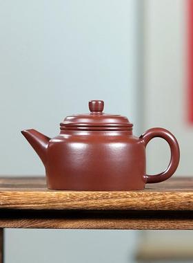 宜兴紫砂壶原矿紫朱泥德钟手工茶制作茶壶茶具一件起批