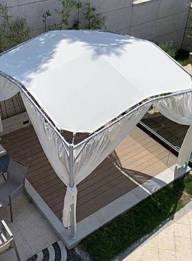 馨宁居户外遮阳棚遮阳伞庭院民宿网红防雨帐蓬餐饮露台天鹅篷凉亭