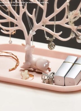 少女心简约北欧家居装饰品创意房间客厅室内实用首饰收纳桌面摆件