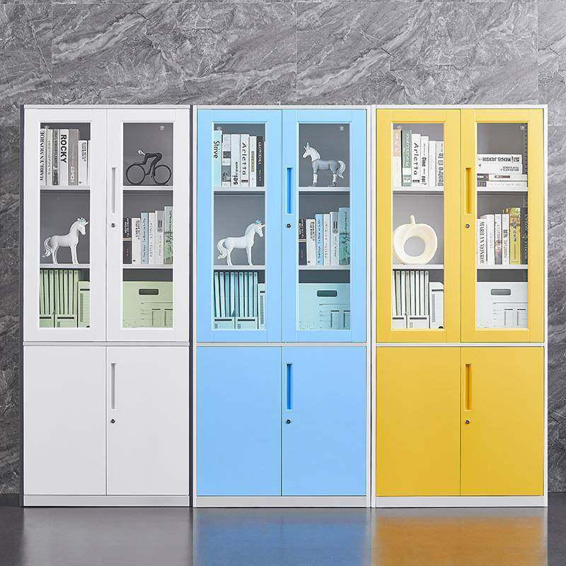 【折扣价】彩色办公室文件柜铁皮书柜钢制档案资料大器械储物带锁,淘宝优惠券,粉丝福利购,淘宝优惠卷