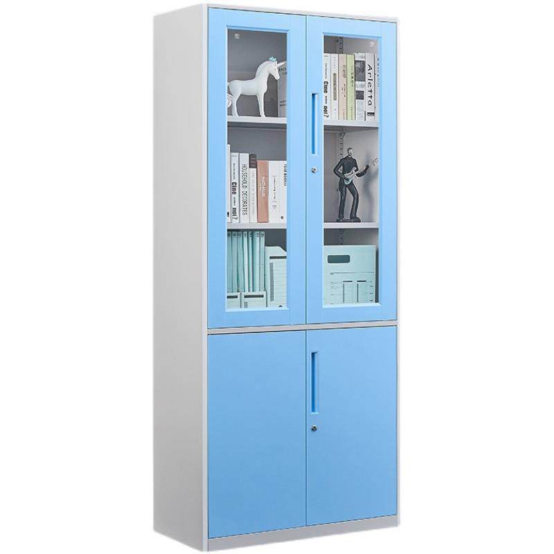 【折扣价】彩色办公室文件柜铁皮书柜钢制档案资料大器械储物带锁,淘宝优惠券,粉丝福利购,淘宝优惠卷