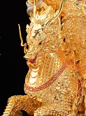 台湾纯铜九天应元雷声普化天尊道家道观供奉雷祖雷神南极大帝神像