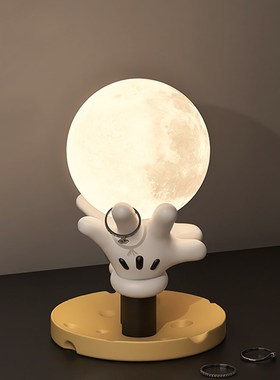 MSKA米奇童趣手托钥匙手表玄关收纳学生潮流公仔桌面创意摆件