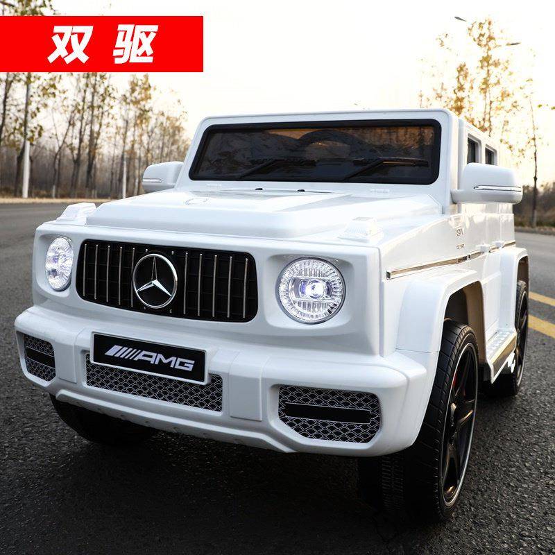 新款G65儿童电动汽车四轮越野遥控玩具车可坐人宝宝四驱充电童车 - 图2