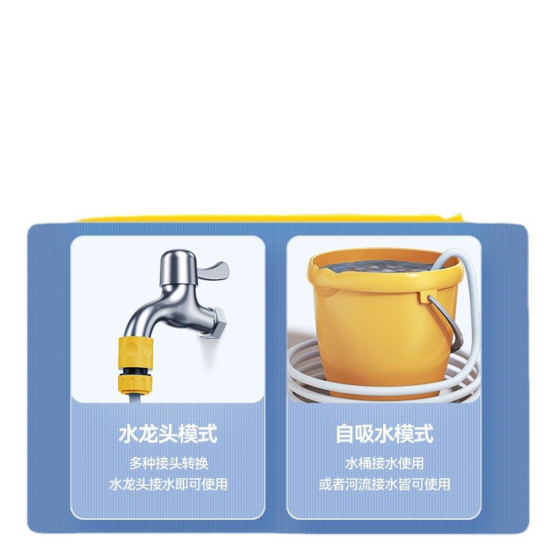 指南车家用洗车机便携式刷车水枪清洗浇地220V高压水泵收纳大功率 - 图2