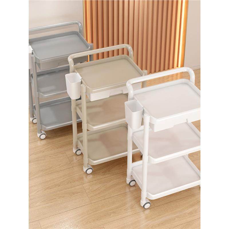 工具车置物架推车防水厚管移动美容收纳车收纳架仪器架医美系,淘宝优惠券,粉丝福利购,淘宝优惠卷