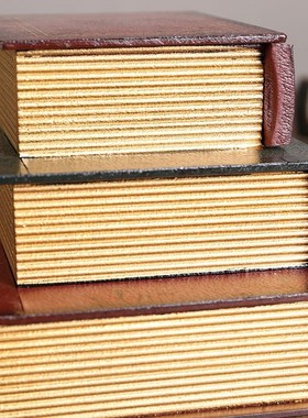 复古仿真书摆件桌面电视柜木盒装饰展示柜书柜创意书本道具书房摆