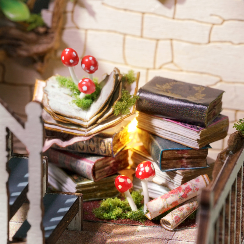 智趣屋奇衿diy小屋哈里魔法屋手工小房子拼装模型创意生日礼物女 - 图3