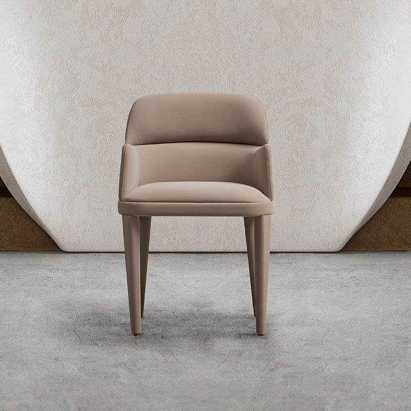 北欧真皮餐椅轻奢家用凳子意式极简设计师餐厅椅子靠背软包书房椅,淘宝优惠券,粉丝福利购,淘宝优惠卷