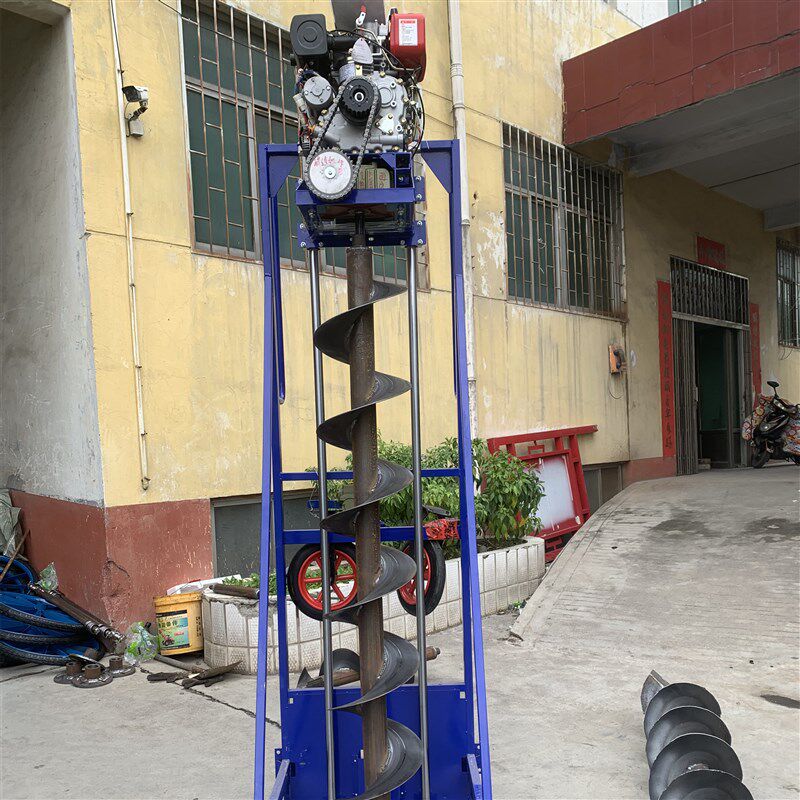 山地光伏灌桩钻孔机栽电杆打洞机地基加固钻眼机柴油拧地螺旋钻机,淘宝优惠券,粉丝福利购,淘宝优惠卷