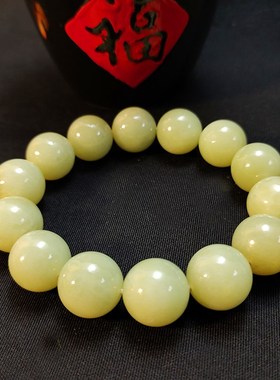 天然夜光石原石手链男女款儿童夜明珠手串水晶发光玉珠佛珠项链