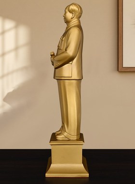 毛主席全身雕像黄铜站像摆件毛爷爷开国大典毛泽东客厅玄关装饰品