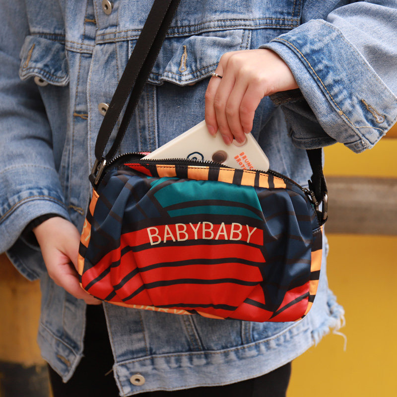 新品斜挎包韩版手机包横款小包三层休闲女包轻便宽肩带洋气单肩包,淘宝优惠券,粉丝福利购,淘宝优惠卷