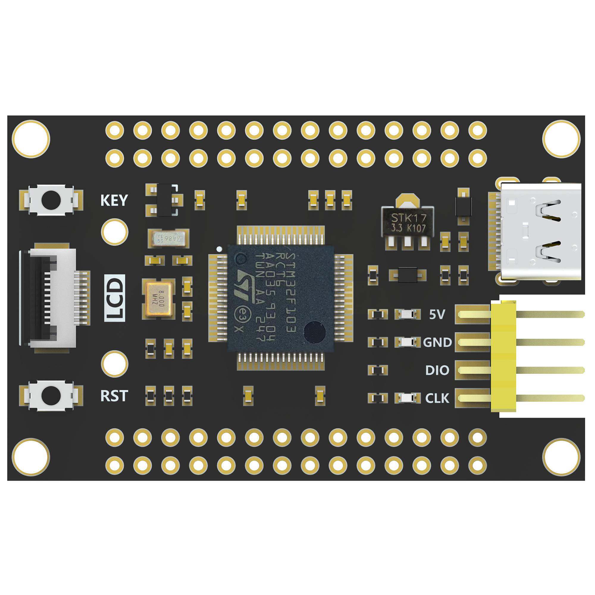 STM32F103RCT6小系统板 核心板 反客STM32开发板 STM32小系统 - 图3