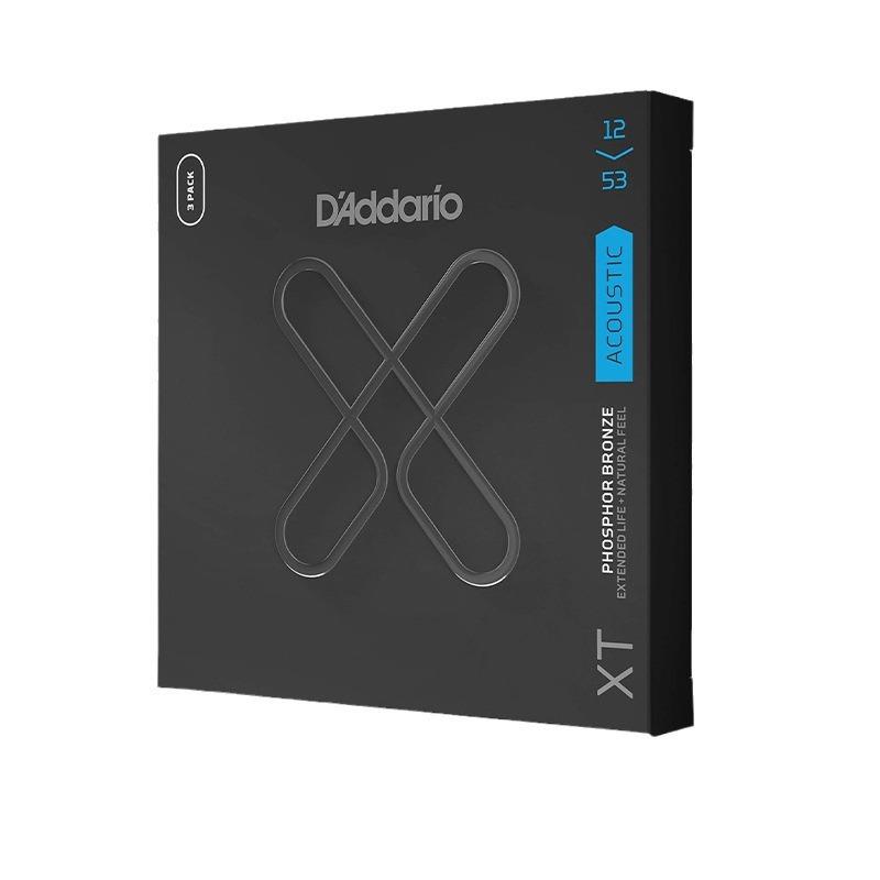 美产达达里奥民谣吉他弦XT1253涂层木吉他弦磷铜琴弦套装弦3套装 - 图3