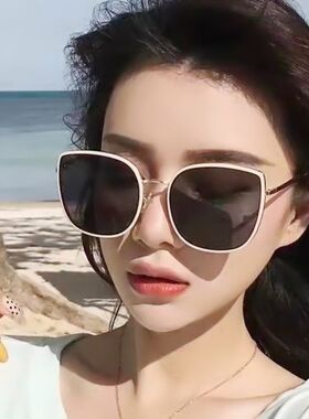新款太阳镜大脸显瘦明星同款网红复古韩版眼镜圆脸墨镜女