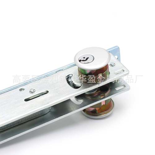 锌合金地锁玻璃门木门铝合金门钩锁移门中央锁插芯锁暗锁房门锁 - 图2