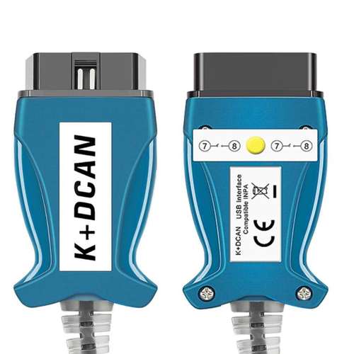 INPA K+DCAN for BMW FT232 9241蓝色外壳白色PCB按压式开关 - 图0
